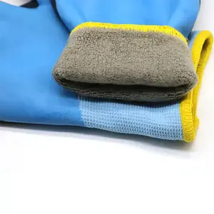 Gants de travail de haute qualité, doublés de fourrure chaude d'hiver, en tissu éponge acrylique thermique, style jacquard, protection contre le froid, confortables - Product Image 5