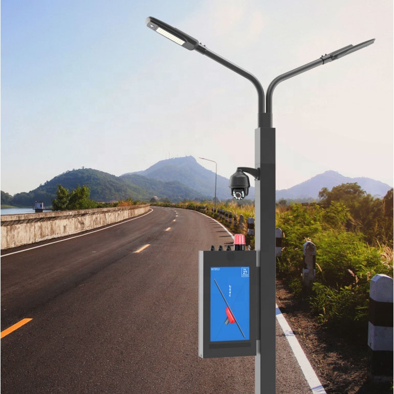 solar street pole advertising