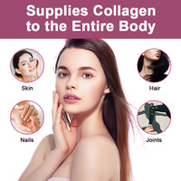 Gommes au collagène personnalisées, marque privée, 60 pièces, complément alimentaire de beauté pour cheveux d'adultes, peau saine, sucre en bouteille équilibré