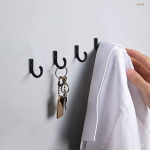 Vintage Kitchen Living Room Metal Zinc Alloyed Bronze Wall Mounted Multifunctional <strong>Single</strong> <strong>Coat</strong> <strong>Hook</strong> for Clothing Cups Keys - Product Image 6