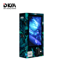 Distributeur automatique mural DKM de cigarettes et de cannabis avec lecture d'identité et vérification de l'âge