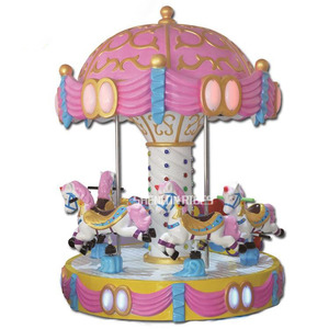 Kids Carousel Ride 6 giocatori Horse Carousel Game Machine Kiddie Ride Mini Carousel - Product Image 3