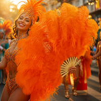 Éventail en Plumes d'Autruche Naturelles Grandes et Moelleuses, Style Vintage, pour Spectacles de Cabaret, Accessoire de Performance pour Showgirl, Fête de Carnaval, Vente en Gros