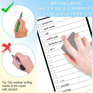 Pizarra Blanca Magnética de 7 Piezas con Diseño Ecológico para Listas de Tareas, 4'x11', Planificador Semanal Multifuncional, Tabla de Tareas - Product Image 2