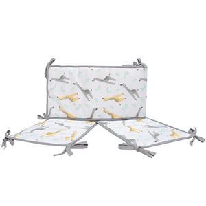 Set di biancheria da culla per neonati Muslintree, personalizzabile con stampa animalier, ecologico, per uso quotidiano. - Product Image 6
