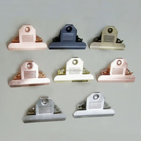 Populaire classique ancienne mode 85mm laiton Antique Bronze A4 B5 dossier pince reliure printemps papier métal presse-papiers Clip pour Menus