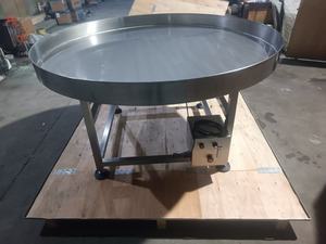 Table de travail motorisée rotative de 1,0 m, 1,2 m, 1,5 m pour l'accumulation et le ramassage des paquets, idéale pour la fin de ligne d'emballage - Product Image 5