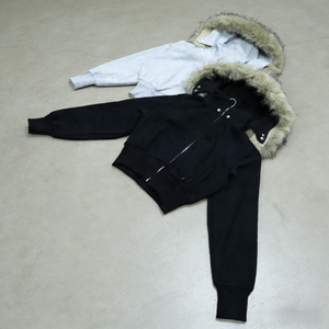 เสื้อฮู้ดดี้มีซิปสไตล์วินเทจ ขนเฟอร์เทียม น้ำหนักมาก พร้อมโลโก้สั่งทำสุดเทรนดี้ สำหรับผู้ชายและผู้หญิง - Product Image 2