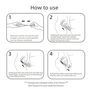 Лидер продаж, оптовая продажа, одноразовый 100% органический хлопок, Менструальный тампон, вагинальный катетер, тампон, вагинальные чистые тампоны - Product Image 3