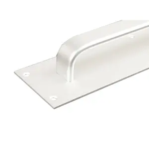 Good quality aluminium flat sliding glass shower door pull handles for commercial door