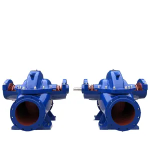 Cut stainless steel impeller double suction pump for high pressure shower water