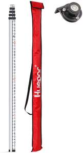 Huepar GR5-règle de niveau de 16 pieds, 5 Sections télescopique avec niveau à bulle, tige étanche de qualité en Aluminium - Product Image 5