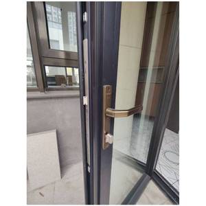 Cao cấp Pháp thanh thiết kế cửa sổ & cửa ra vào cố định cửa sổ + nhôm Swing cửa với kính cường lực - Product Image 6