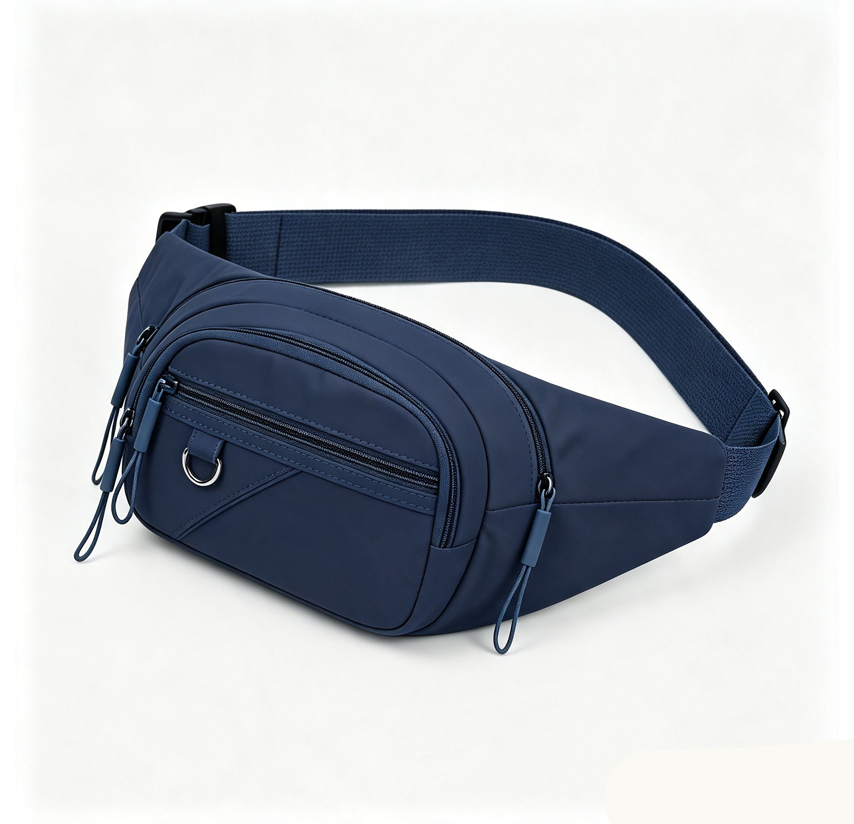 Multi Zipper Pockets Waist Fanny Pack