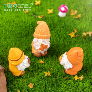 Nuevos Adornos Decorativos para Jardín en Miniatura Weijs, Muñecos en Miniatura con Hojas Caídas de Otoño, Accesorios Decorativos DIY - Product Image 3