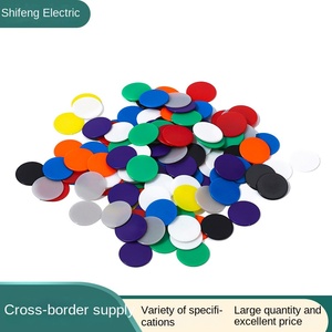 Disque de jeu <span class=keywords><strong>à</strong></span> dix grilles en plastique couleur unie 19x1.2mm pour l'apprentissage des mathématiques et les jetons de <span class=keywords><strong>poker</strong></span>, matériel pédagogique pour l'éducation précoce - Product Image 5