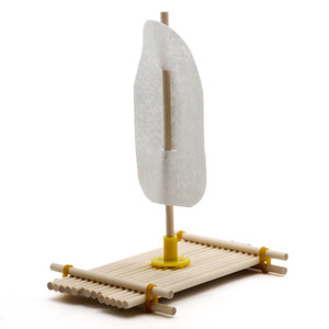 Kit educativo DIY de balsa de bambú simple para experimentos científicos y enseñanza en el aula - Product Image 4