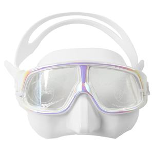 Penjualan langsung pabrik masker snorkel tahan air lensa kacamata tempered silikon cair masker selam skuba bawah air - Product Image 4