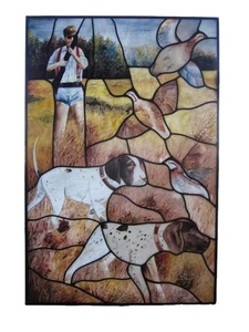 Panneaux de vitraux creux personnalisés pour mur-rideau extérieur avec motifs cathédrales - Product Image 5