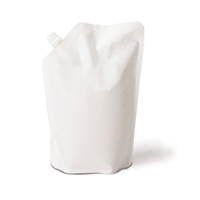 Sachet Doypack en PE imprimé par héliogravure, résistant à l'humidité, avec bec verseur, pour détergent liquide et couches, avec logo personnalisé, pour emballage de recharge, vente en gros