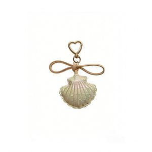 Porte-clés créatif en cuir PU style océan, accessoire de sac, pendentif pour clés de voiture, cadeau - Product Image 3