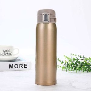 Stainless Steel Vacuum Tumbler Straight <b>Cup</b> Thermal Insulation 24H Travel Bottle With Lid Minimalist Design - Product Image 5