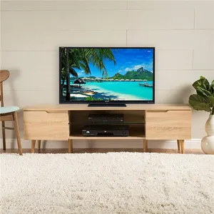 Modern lüks antika vintage uzun boylu meşe sarıağaç tv standları rustik seti 160 60cm masa bacaklar ile