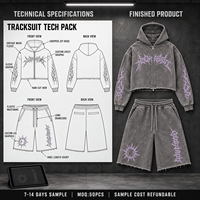 Ensemble sweat-shirt et short décontracté pour homme, motif graphique, coupe oversize, style streetwear, vente en gros OEM