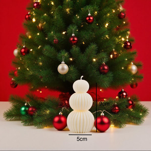 Candela Sferica Nordica in Cera di Soia per Aromaterapia, Fatta a Mano, Ecologica, Moderna, per Decorazioni di Compleanni e Natale - Product Image 6