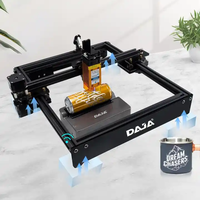 DAJA D3 15W mesin pemisah kayu casing telepon printer mesin ukir laser emas perak dan laser potongan kecil