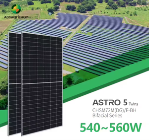 แผงโซลาร์เซลล์ Astronergy โมดูลโซลาร์เซลล์ Astronergy 560w แบบสองหน้า 550W 540W-570W 565W - Product Image 2