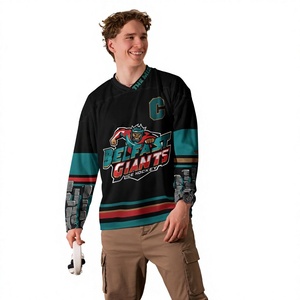 Ensemble d'uniformes de hockey sur glace personnalisés, respirants et écologiques, qualité supérieure, design sur mesure, nom de l'équipe, vente en gros usine 2025 - Product Image 1