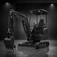Mini-excavatrice CH08 de 0,8 tonne, compacte, pour travaux en espace restreint et projets de jardinage
