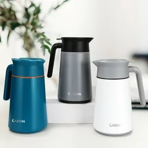 New design 1.2L double wall vacuum Insulated thermos jugs thermal stainless steel coffee carafe