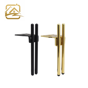 Modern Gold Metal <b>Sofa</b> <b>Legs</b> 15cm Chopstick Design Iron Furniture <b>Legs</b> Heavy Duty for <b>Sofa</b> Bed Cabinet and Dining - Product Image 1