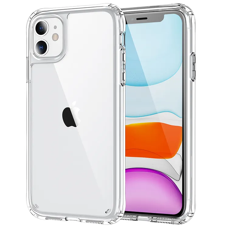 Harga Pabrik Grosir Casing Ponsel TPU Transparan untuk iPhone 6 7 8 Plus X Xr 11 12 13 14 Pro Max untuk iPhone Casing Bening