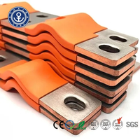 Barra Colectora Personalizada de Alta Corriente 220A de Cobre Duro para Conexión de Paquetes de Baterías LiFePO4 Automotrices