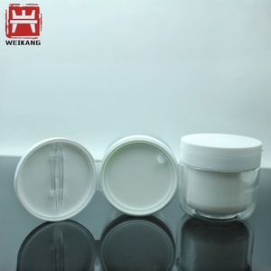 Pot en plastique de 200 ml et 250 ml avec couvercle à clapet pour tampons de coton, masques faciaux, lingettes humides et emballages cosmétiques pour soins de la peau - Product Image 1