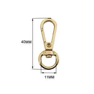 جودة عالية 3 ألوان المشابك جراد البحر المشبك المفاجئة جولة الذيل الكلب مشبك حقيبة مشبك هوك للحقائب - Product Image 4