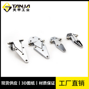 บานพับเหล็กกล้าไร้สนิม Tianjia รุ่น K16 สำหรับงานหนัก บานพับเฟอร์นิเจอร์อุตสาหกรรมแบบเต็มพื้นผิว สำหรับตู้เก็บความเย็น - Product Image 5