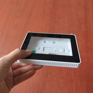 Caja de pantalla de plástico de 4,3 pulgadas Caja de termostato de montaje en pared con pantalla táctil - Product Image 4