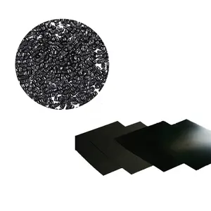 JZ母料黑色供应商20% Haf CaCO3 LLDPE基于HDP管黑色母料