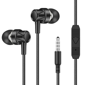 Auriculares intrauditivos con cable y micrófono para iPod, iPad, MP3, todos los teléfonos con conector de 3,5mm - Product Image 1