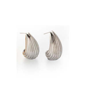 Fashion Drop Earrings 316L Stainless Steel PVD Gold Plating Sustainable Resistant - Product Image 1
