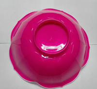 Gobelets en plastique à double paroi colorés et bols réutilisables, écologiques, de qualité alimentaire, durables pour les salades et une utilisation polyvalente
