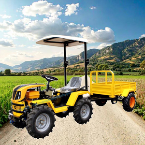 Tractor de Jardín Mini de 4 Ruedas y 18 HP, de Alta Resistencia, con Motor de Transmisión por Engranajes, Bomba y Funciones Multifuncionales, en Oferta - Product Image 1