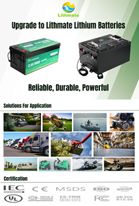 แบตเตอรี่ลิเธียมไอออน Lithmate แบบ Deep Cycle 51.2V 73.6V 105Ah สำหรับยานพาหนะความเร็วต่ำ - Product Image 6