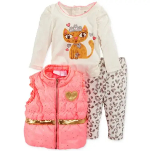Conjuntos de Ropa Cómodos de 3 Piezas para Chicas, Populares en Línea - Product Image 1