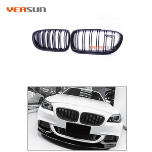Reemplazo parte doble listón negro brillante F10 F11 F18 frente riñón rejilla para <span class=keywords><strong>BMW</strong></span> <span class=keywords><strong>5</strong></span> Series 2010, 2011, 2012, 2013 2014, 2015, <span class=keywords><strong>2016</strong></span>, 2017 - Product Image 4