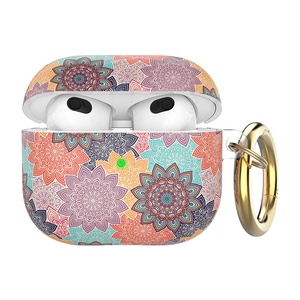 Étui de protection mignon pour Airpods IMD étui pour écouteurs en TPU à impression complète avec porte-clés doré pour Airpods Pro <span class=keywords><strong>3</strong></span> - Product Image 1